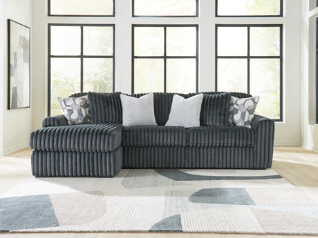 Furniture City Houma - Ashley Furniture - Midnight-Madness 2-Piece Sectional Sofa Chaise - RAF 2-Piece Sectional Sofa Chaise - 98105S4