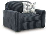 Midnight-Madness Sofa and Oversized Chair
