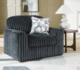 Midnight-Madness Sofa and Oversized Chair