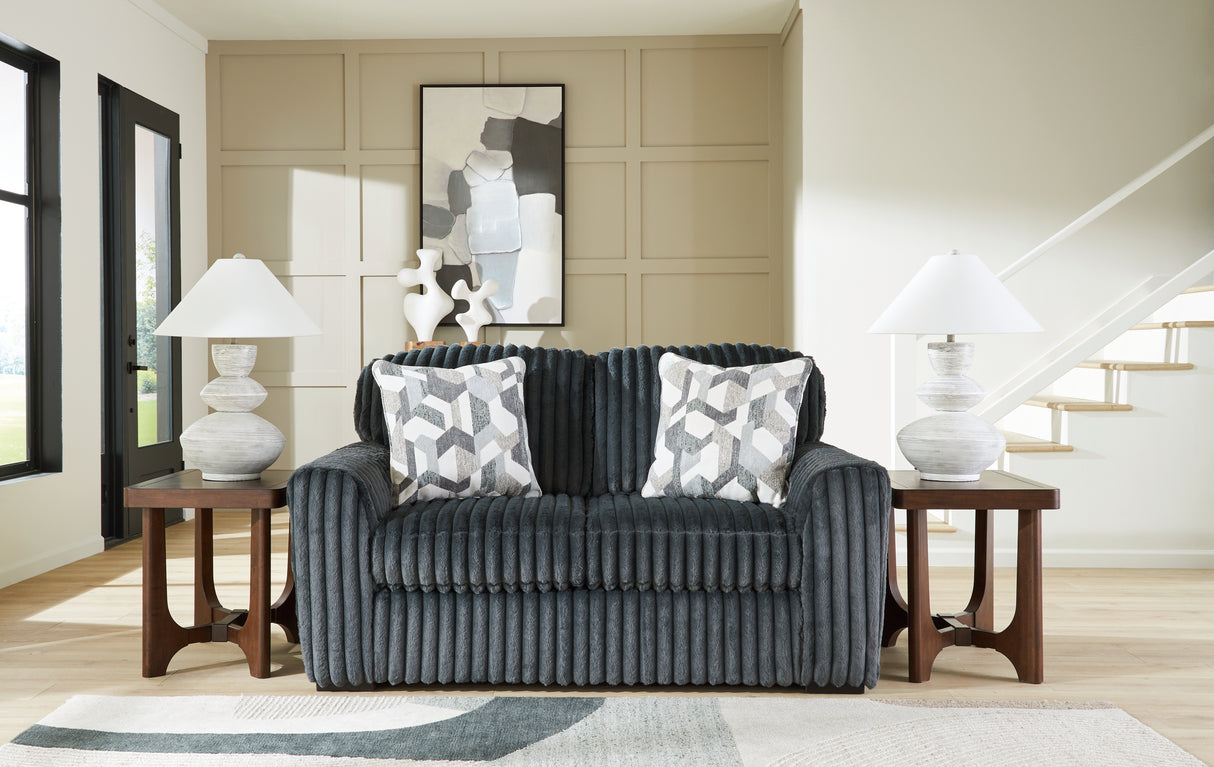 Midnight-Madness Sofa and Loveseat