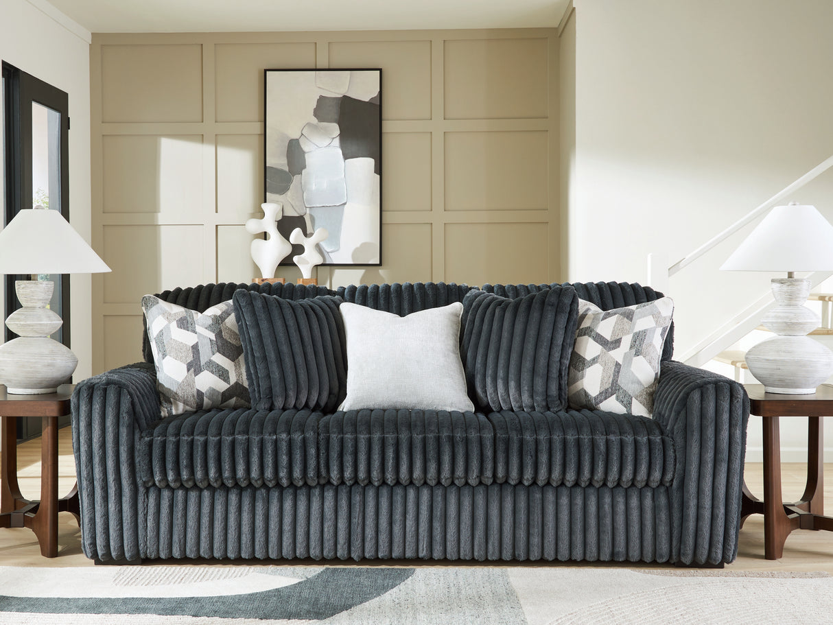 Furniture City Houma - Ashley Furniture - Midnight-Madness Sofa - Sofa / Gunmetal - 9810538