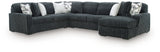 Midnight-Madness 4-Piece Sectional with Chaise