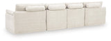 Fannin - 4-Piece Sectional With Ottoman - Ivory