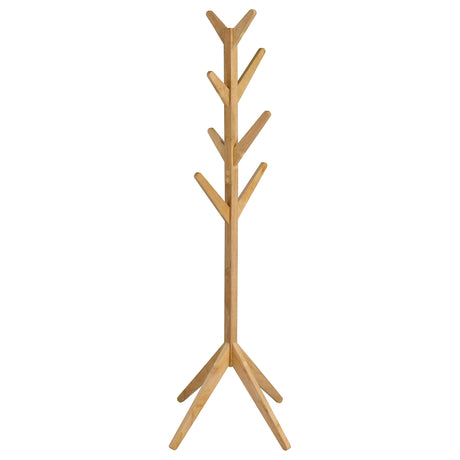 Furniture City Houma - Coaster - Margaret Solid Wood Coat Rack Clothing Hanger Natural Oak - 983271