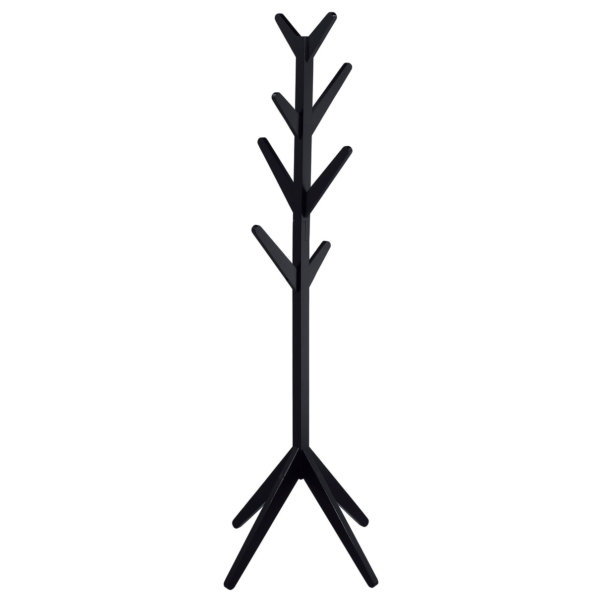 Furniture City Houma - Coaster - Margaret Solid Wood Coat Rack Clothing Hanger Black - 983272