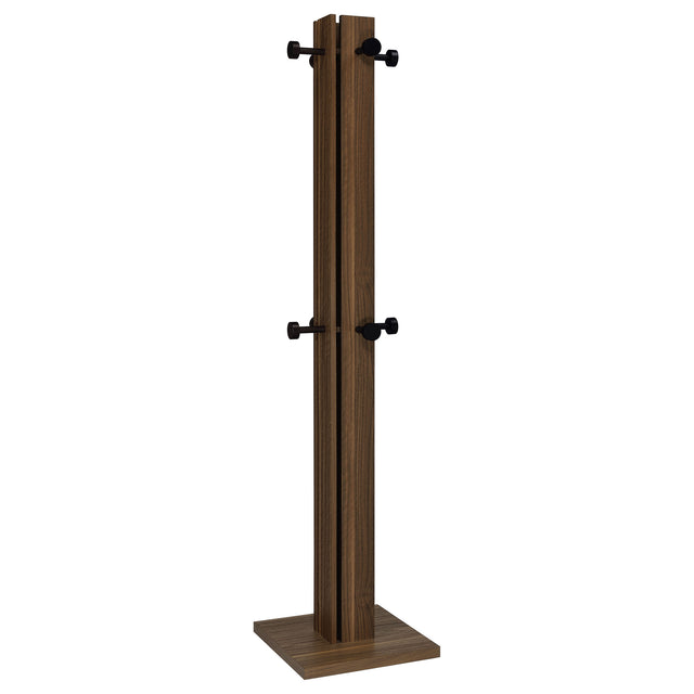 Furniture City Houma - Coaster - Rikkie Engineered Wood Coat Rack Walnut - 983281