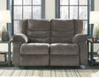 Furniture City Houma - Ashley Furniture - Tulen Reclining Loveseat - Reclining Loveseat / Gray - 9860686