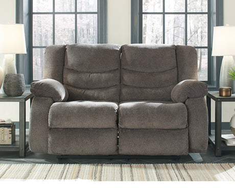 Furniture City Houma - Ashley Furniture - Tulen Reclining Loveseat - Reclining Loveseat / Gray - 9860686