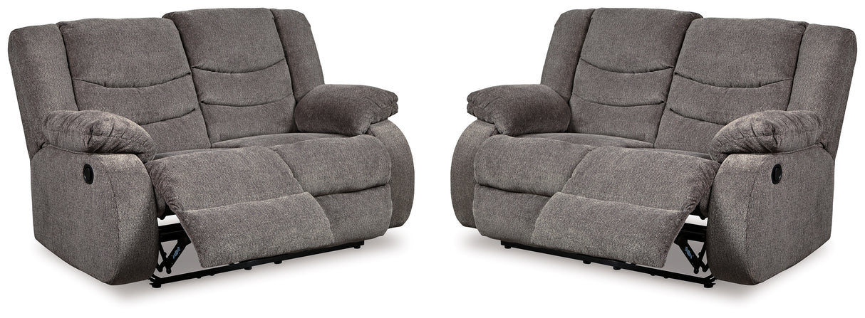 Furniture City Houma - Ashley Furniture - Tulen Set of 2 Reclining Loveseats - Set of 2 Reclining Loveseats - 98606U5