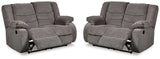 Furniture City Houma - Ashley Furniture - Tulen Set of 2 Reclining Loveseats - Set of 2 Reclining Loveseats - 98606U5
