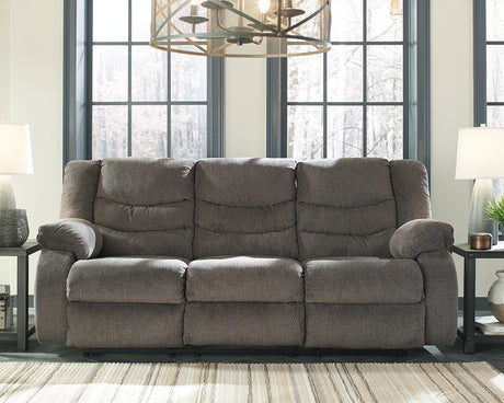 Furniture City Houma - Ashley Furniture - Tulen Reclining Sofa - Reclining Sofa / Gray - 9860688