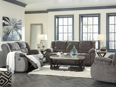 Furniture City Houma - Ashley Furniture - Tulen Reclining Sofa, Loveseat and Recliner - Reclining Sofa, Loveseat and Recliner - 98606U4