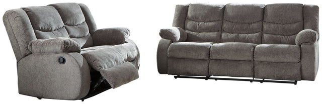 Furniture City Houma - Ashley Furniture - Tulen Reclining Sofa and Loveseat - Reclining Sofa and Loveseat - 98606U1