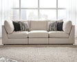 Furniture City Houma - Ashley Furniture - Kellway 3-Piece Sectional Sofa - 3-Piece Sectional Sofa / Bisque - 98707S6