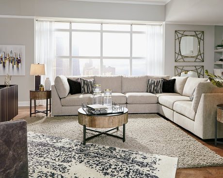 Furniture City Houma - Ashley Furniture - Kellway 6-Piece Sectional - 6-Piece Sectional / Bisque - 98707S3