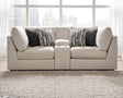Furniture City Houma - Ashley Furniture - Kellway 3-Piece Sectional Loveseat - 3-Piece Sectional Loveseat / Bisque - 98707S8