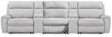 Furniture City Houma - Ashley Furniture - Social Pointe 5-Piece Reclining Sectional with Storage Consoles - 5-Piece Reclining Sectional with Storage Consoles - PC98802S39