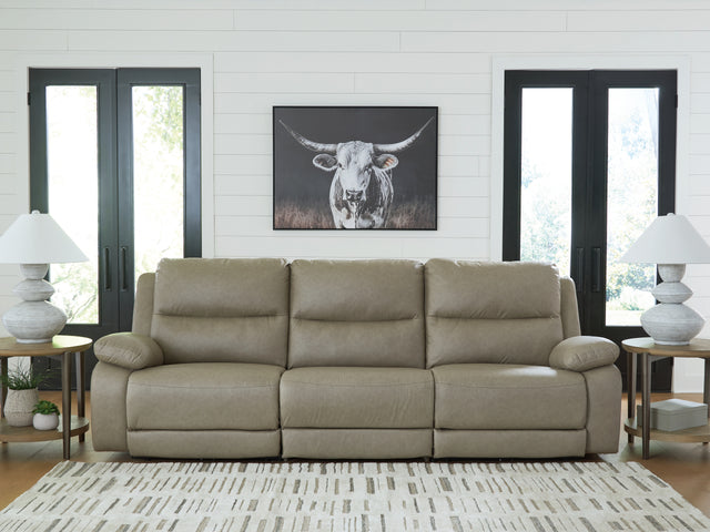 Furniture City Houma - Ashley Furniture - Narwhal Place Sectional - 2-Piece Reclining Loveseat / Pebble - PC99201S21