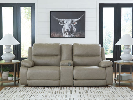 Furniture City Houma - Ashley Furniture - Narwhal Place 3-Piece Power Reclining Sectional - 3-Piece Power Reclining Sectional / Pebble - PC99201S3