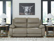 Furniture City Houma - Ashley Furniture - Narwhal Place 2-Piece Reclining Loveseat - 2-Piece Reclining Loveseat / Pebble - PC99201S21