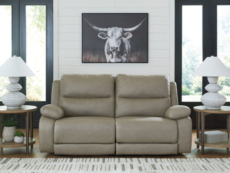 Furniture City Houma - Ashley Furniture - Narwhal Place 2-Piece Reclining Loveseat - 2-Piece Reclining Loveseat / Pebble - PC99201S21