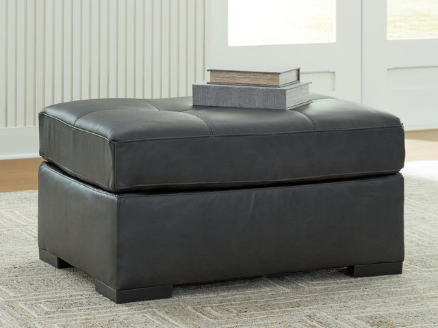 Furniture City Houma - Ashley Furniture - Brindley Pier Oversized Accent Ottoman - Oversized Accent Ottoman / Fog - 9950308