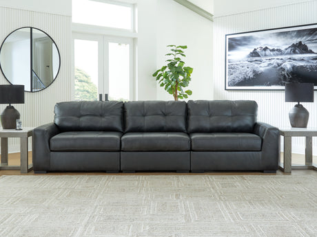 Furniture City Houma - Ashley Furniture - Brindley Pier 3-Piece Sectional Sofa - RAF 3-Piece Sectional Sofa / Fog - 99503S2