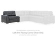 Furniture City Houma - Ashley Furniture - Brindley Pier Left-Arm Facing Corner Chair - LAF Corner Chair / Fog - 9950364