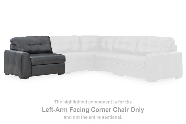Furniture City Houma - Ashley Furniture - Brindley Pier Left-Arm Facing Corner Chair - LAF Corner Chair / Fog - 9950364