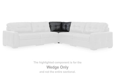 Furniture City Houma - Ashley Furniture - Brindley Pier Wedge - Wedge / Fog - 9950377