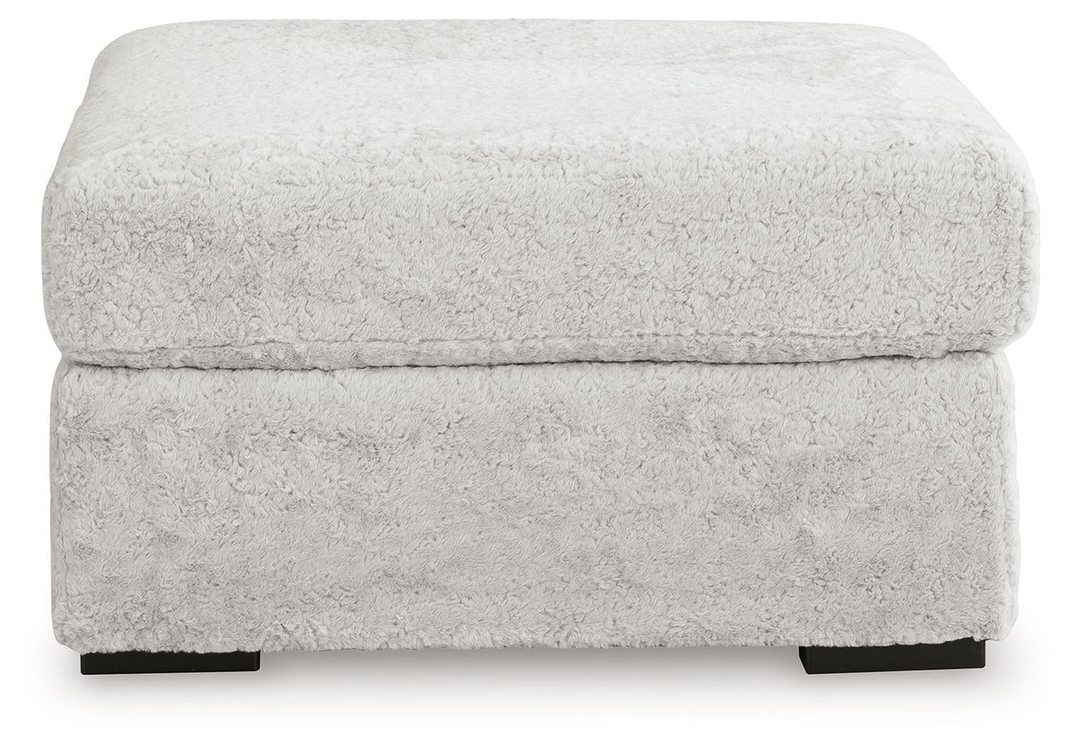 Cuddle Plush - Oversized Accent Ottoman - Arctic