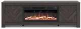 Cayboni - LG TV Stand With Fireplace Option