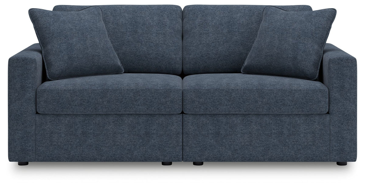 Modmax - 2-Piece Sectional Loveseat - Fabric - Ink