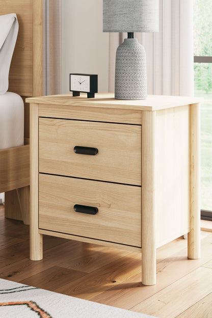 Cabinella - Two Drawer Night Stand - Tan