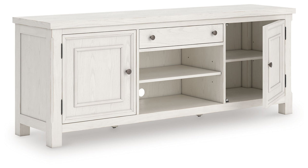 Robbinsdale - Extra Large TV Stand - Antique White