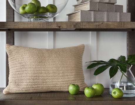 Furniture City Houma - Ashley Furniture - Abreyah Pillow - Pillow / Tan - A1000957P