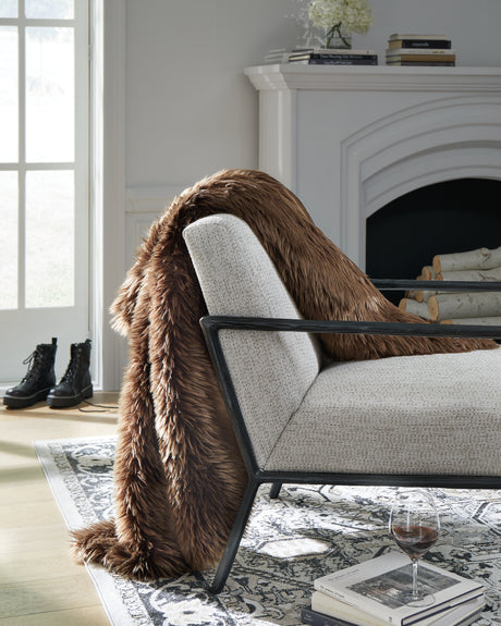 Furniture City Houma - Ashley Furniture - Bellethrone Throw (Set of 3) - Throw (3/CS) / Brown - A1000987