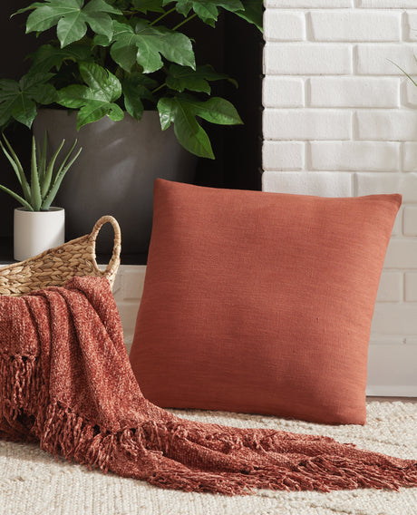 Furniture City Houma - Ashley Furniture - Thaneville Pillows - Pillow (4/CS) / Rust - A1001043