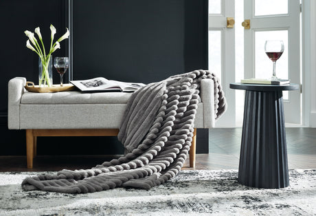 Furniture City Houma - Ashley Furniture - Alsonwell Throw (Set of 3) - Throw (3/CS) / Gray - A1001081