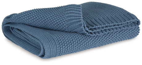 Furniture City Houma - Ashley Furniture - Gayelery Throw (Set of 3) - Throw (3/CS) / Blue - A1001087