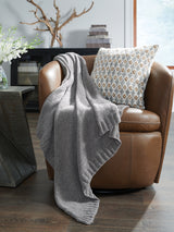 Furniture City Houma - Ashley Furniture - Anawood Throw (Set of 3) - Throw (3/CS) / Gray - A1001097