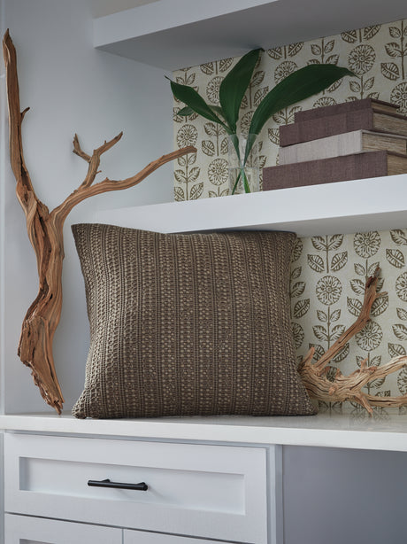 Furniture City Houma - Ashley Furniture - Landcher Pillow - Pillow / Brown - A1001104P