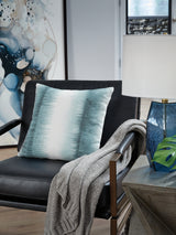Furniture City Houma - Ashley Furniture - Elonwich Pillow (Set of 4) - Pillow (4/CS) / Teal/White - A1001106