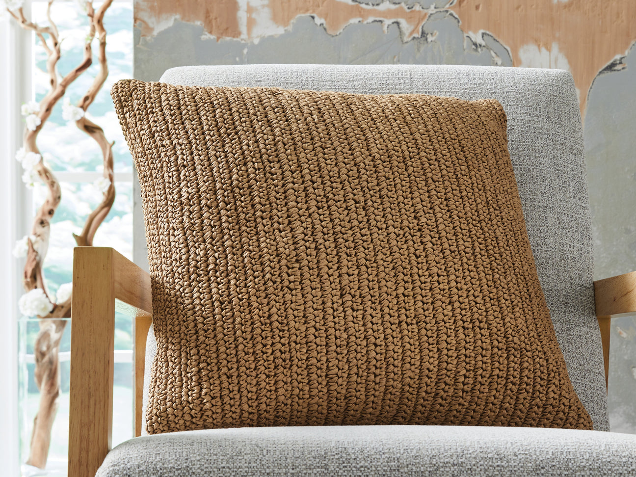 Furniture City Houma - Ashley Furniture - Habenvale Pillow (Set of 4) - Pillow (4/CS) / Tan - A1001120