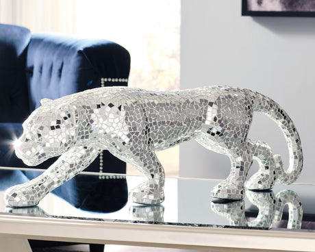 Furniture City Houma - Ashley Furniture - Drice Panther Sculpture - Sculpture / Black - A2000419
