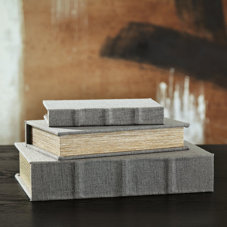 Furniture City Houma - Ashley Furniture - Jolina Box (Set of 3) - Box Set (3/CN) / Gray - A2000487
