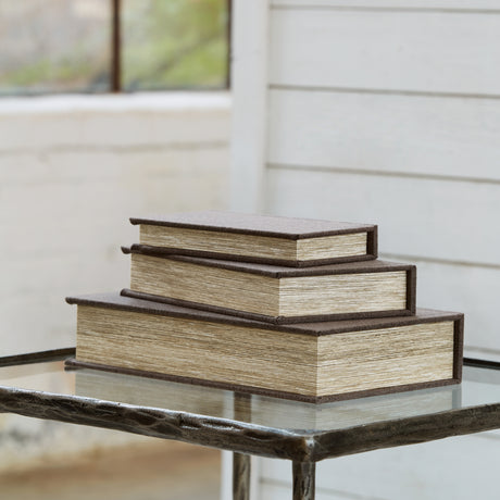 Furniture City Houma - Ashley Furniture - Jolina Box (Set of 3) - Box Set (3/CN) / Brown - A2000488