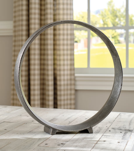 Furniture City Houma - Ashley Furniture - Ryandale Sculpture (Set of 2) - Sculpture (2/CS) / Antique Pewter Finish - A2000502