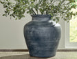 Furniture City Houma - Ashley Furniture - Meadie Vase - Vase / Distressed White - A2000788