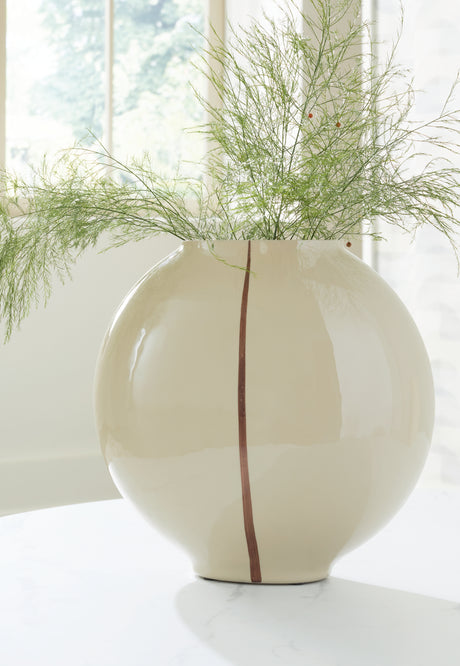 Furniture City Houma - Ashley Furniture - Sheabourne Vase - Vase / Cream - A2000702